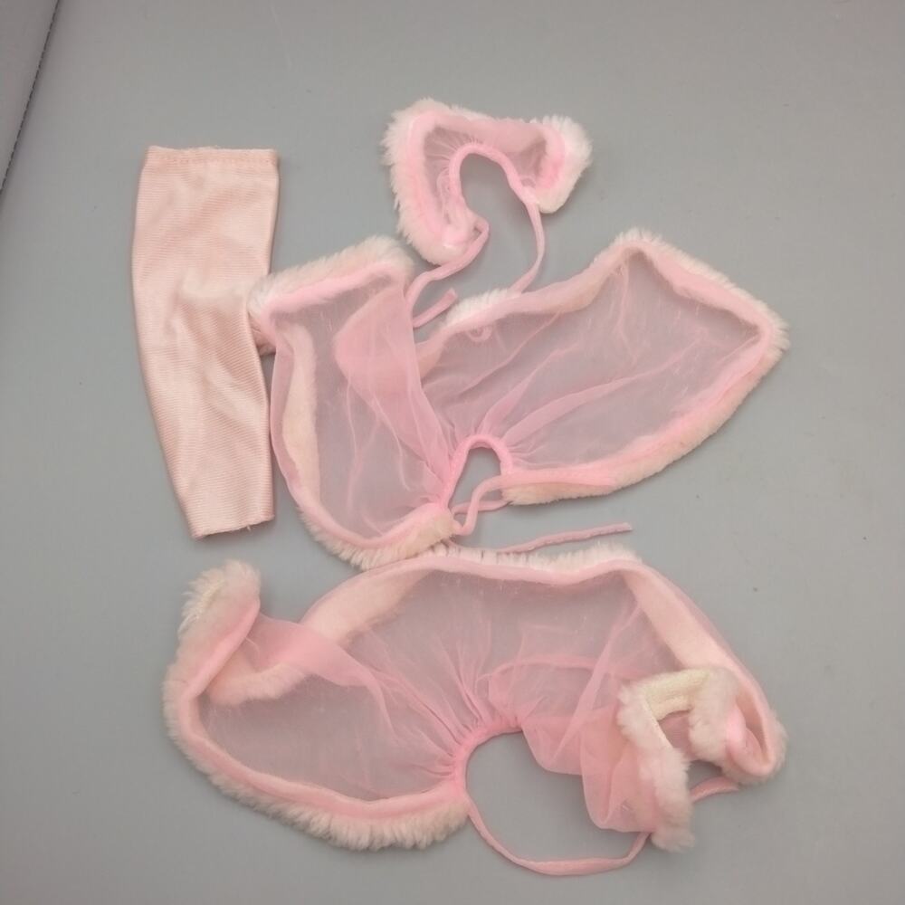 1981 Vintage Barbie Pink & Pretty Skirt Shawl head scarf